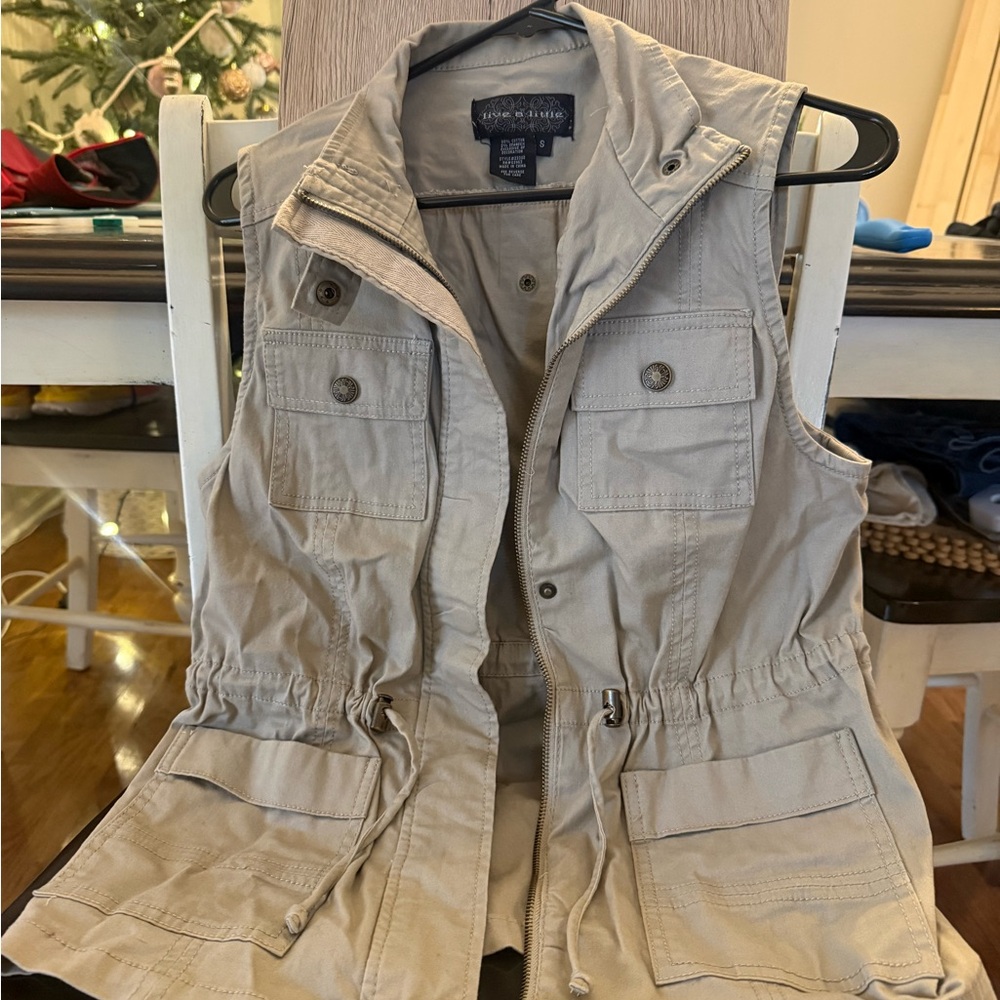 Love a Little Khaki Utility Vest